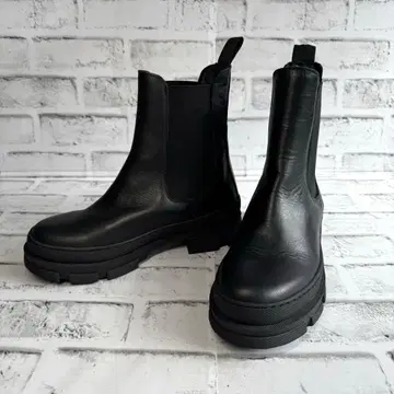 새상품급 REMME 레메 사이드 고어 부츠 블랙 36