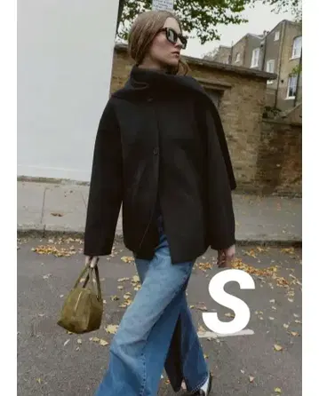 ZARA 울 스카프 코트