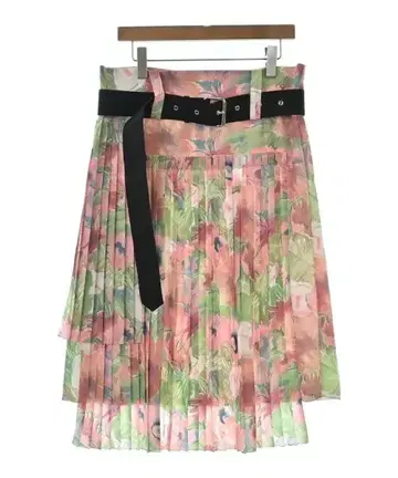 PLAN C 롱 맥시 길이 스커트 여성용