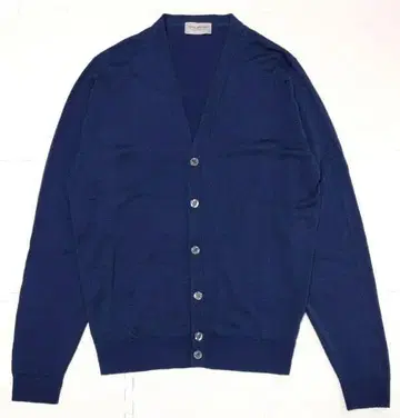 새상품급 존스메들리 가디건 니트 울 네이비 블루
