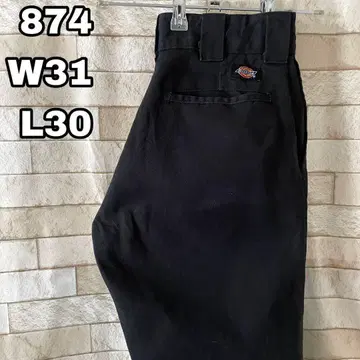 디키즈 워크 팬츠 874 멕시코 자수 블랙 31 x 30