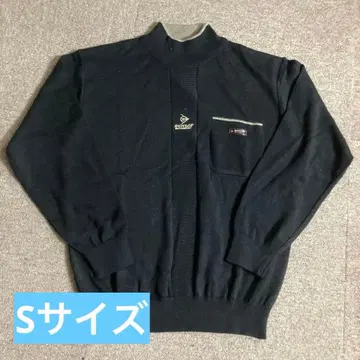 네이비 하이넥 니트 포켓 부착 S 사이즈