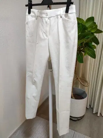 PLST 스틱 팬츠 S 사이즈 화이트