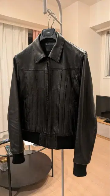 마인 데님 가죽 블루종 사이즈 2