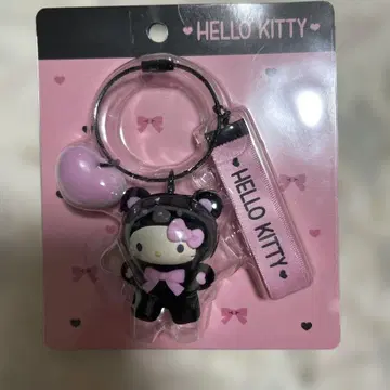 가격 인하 중 산리오 새까만 애니멀즈 헬로키티 키링