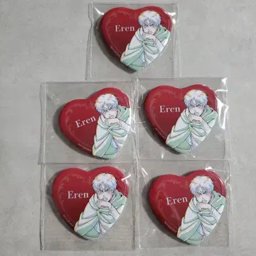 진격의 거인 WIT STUDIO 구매 혜택 하트형 캔뱃지 엘렌 동종 5개