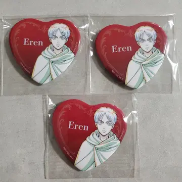 진격의 거인 WIT STUDIO 구매 혜택 하트형 캔뱃지 엘렌 동종 3개