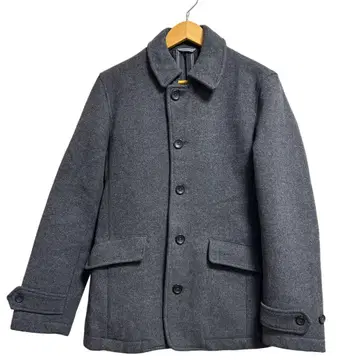 새상품급 a.v.v HOMME 그레이 울 피코트 겨울 코디