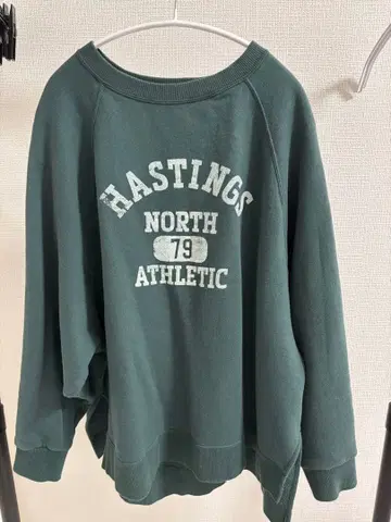 Framework 래글런 판초 프린트 맨투맨 맨투맨