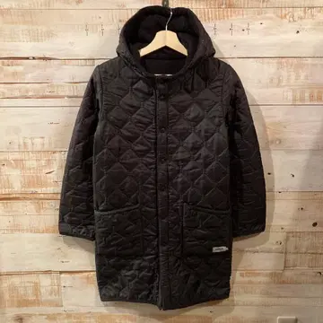 ARMEN 나일론 x 플리스 퀼팅 리버서블 코트 블랙 0