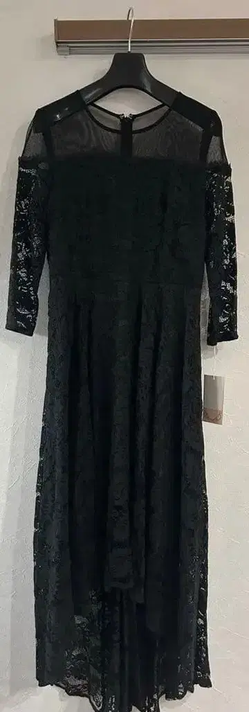 [ 미사용 ] 레이스 블랙 드레스 L 사이즈 FX035