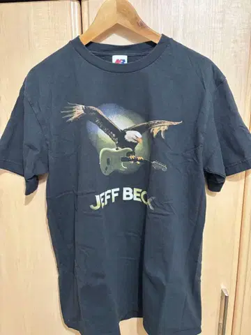JEFF BECK 밴딩 티셔츠 Japan Tour 2010 블랙 L