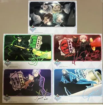 우타프리 탭나이 탭키스 특전 브로마이드 세트 미카제 아이 금박 사인