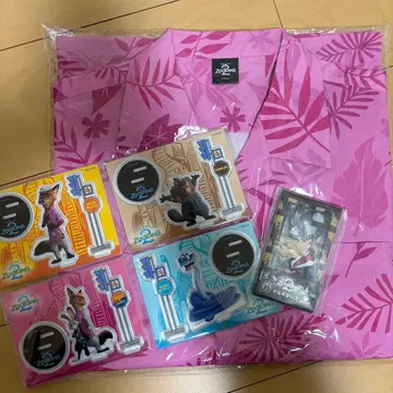 주토피아2 알로하 셔츠, 아크릴 스탠드, 멀티 케이스 세트