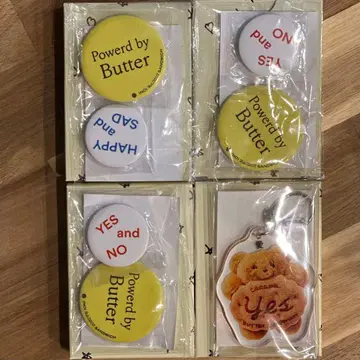 노 레이즌 샌드위치 아크릴 키링 아크키 캔 배지 4종 세트