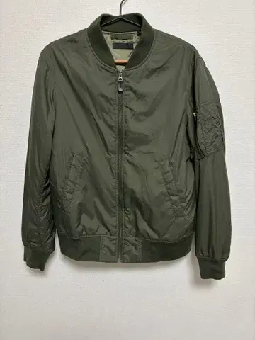 유니클로 MA-1 카키 M 사이즈