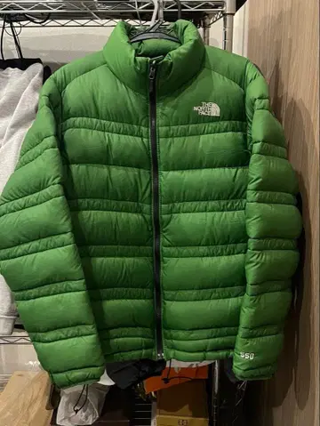 노스페이스 라이트 다운 550 그린