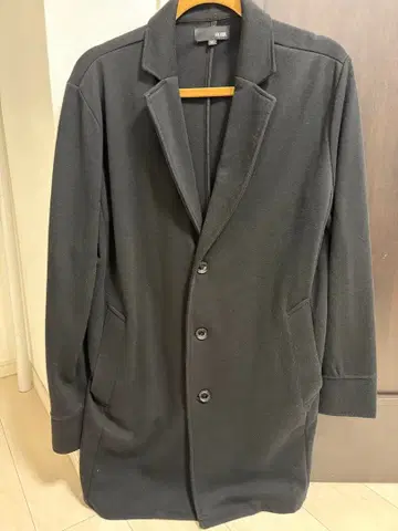 RUBIK 블랙 체스터 코트 XL