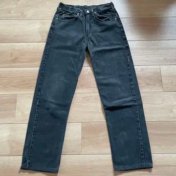 Wrangler 랭글러 블랙 데님 팬츠 블랙 페이드 w78