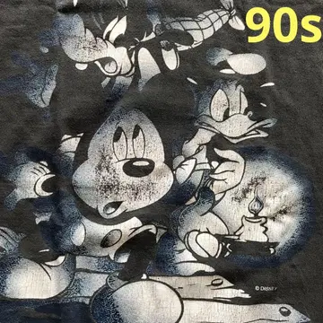 84 미키 도널드 덕 구피 90년대 빈티지 호러 눈