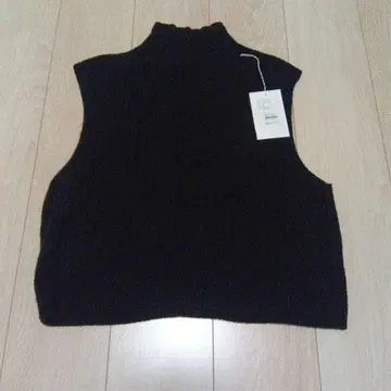 새상품급 evameva 울 실크 베스트