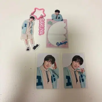 NCTWISH 아크릴 키링 사쿠야 아크릴 키링 포토 슬리브 트레이딩 카드