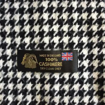 새상품급 캐시미어 100% 대형 머플러 하운드투스 잉글랜드제