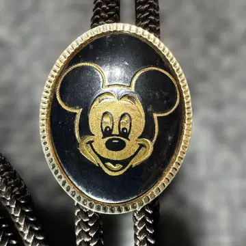 Disney 빈티지/디즈니 웨스턴/루프 타이/미키마우스 보로 타이