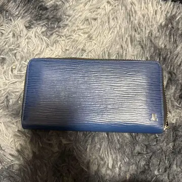 장지갑 남성용 블루