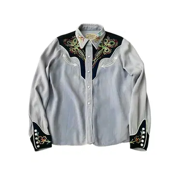 50s CALIFORNIA RANCHWEAR 레이온 웨스턴 셔츠