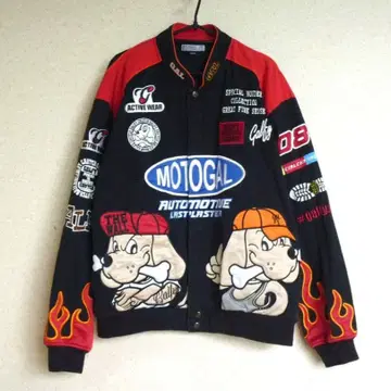 GALFY 갈피 레이싱 자켓 면 멀티 컬러 XL