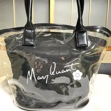 Mary Quant 토트백 블랙 투명
