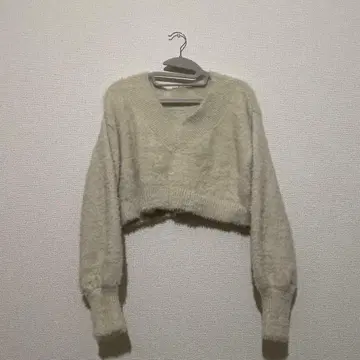 Heather 니트 화이트