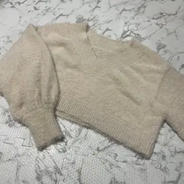 Heather 니트 아이보리