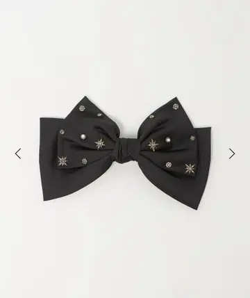 비쥬 x 새틴 리본 머리핀