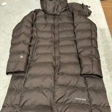 몽벨 트래블 다운 롱 코트 브라운