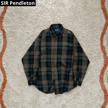80s 서펜들턴 울 셔츠 sir pendleton