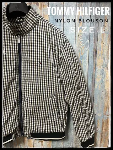 TOMMY HILFIGER 나일론 블루종 SIZE L