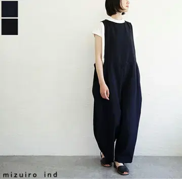 미사용 미즈이로 인드 보트넥 살로펫 네이비