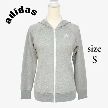 adidas 아디다스 꽃무늬 래글런 슬리브 후드티 집업