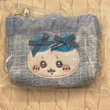 하치와레 트위드 티슈 파우치