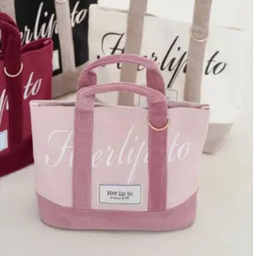 Herlipto HLT 미니 토트 토트백 rose 핑크