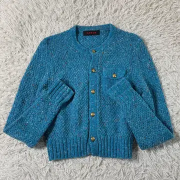[ 새상품급 ] 캬바 SOFT DONEGAL 크루넥 가디건 블루
