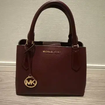 MICHAEL KORS 버건디 핸드백