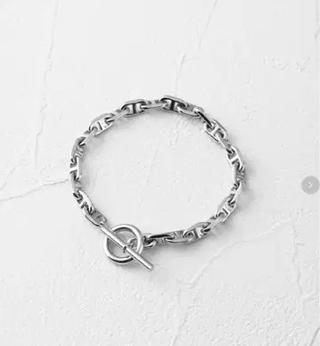 GLUCK 실버 체인 팔찌