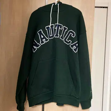 Nautica XL 다크 그린 후드티