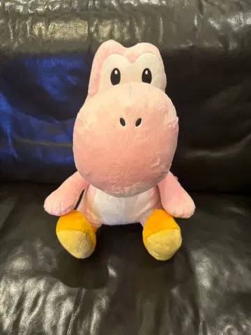 앉아 요시 빅 사이즈 봉제 인형 핑크 40cm 새상품