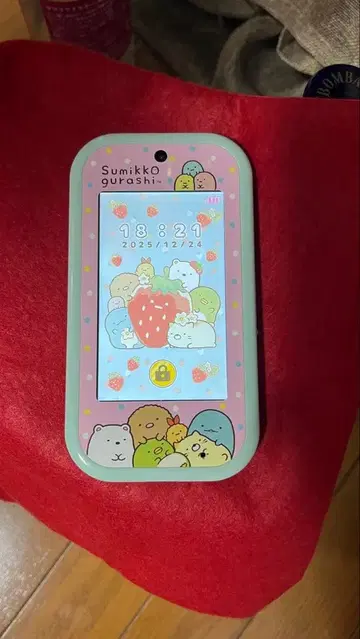 거의 새상품 스미코구라시 스마트폰 와이드