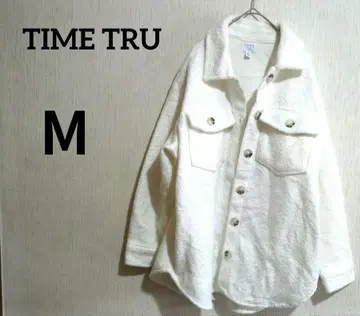 TIME TRU 화이트 셔츠 자켓 [ M ]