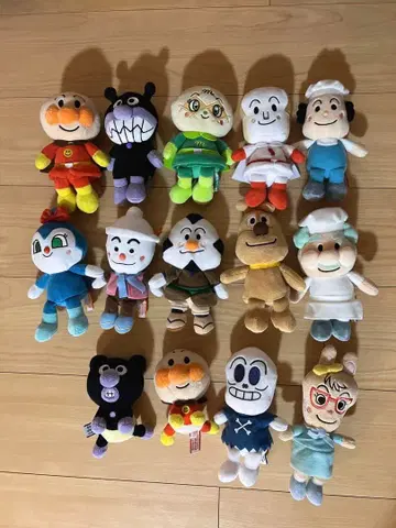 호빵맨 봉제 인형 세트